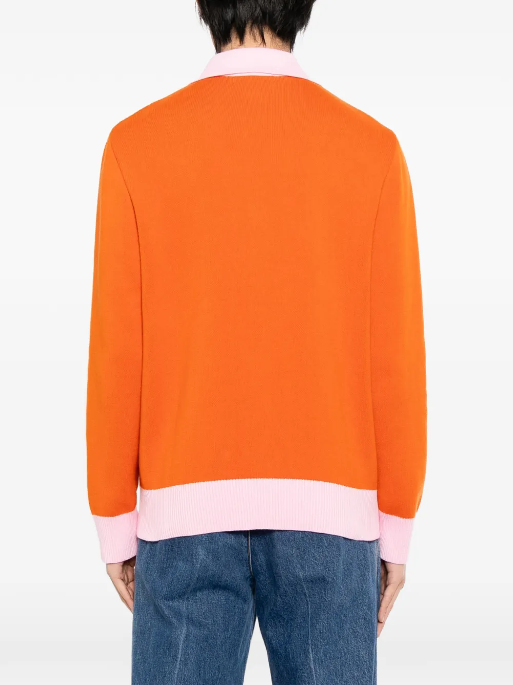 Graphic Cotton Cardigan