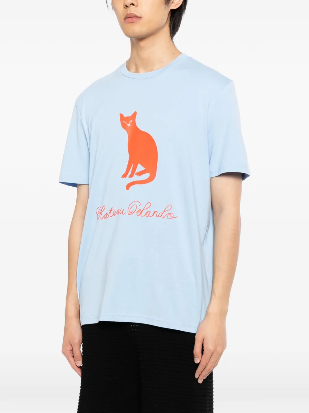  Chateau Orlando Graphic-print T-shirt - Blue 