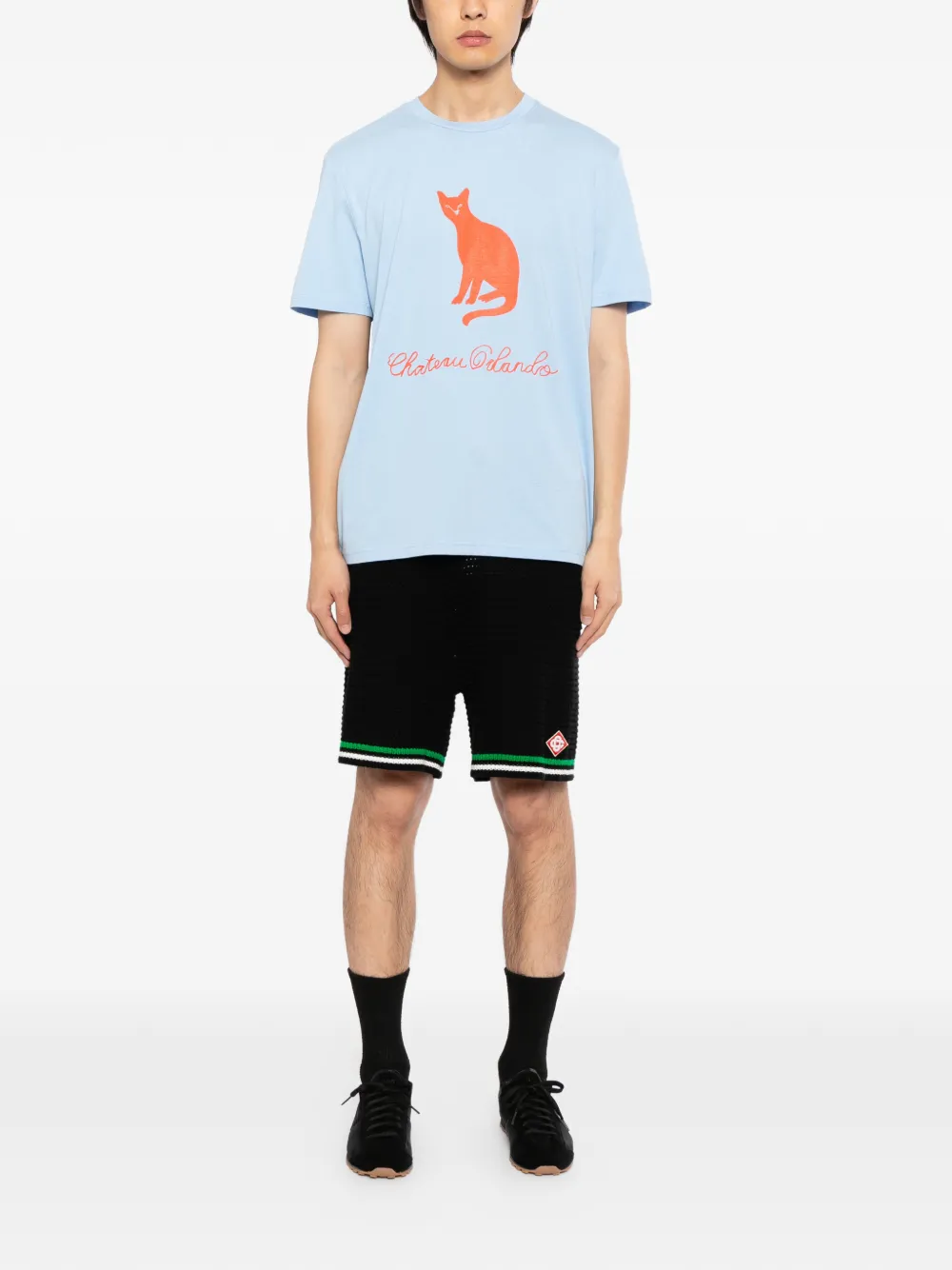 CHATEAU ORLANDO graphic-print T-shirt - Blauw