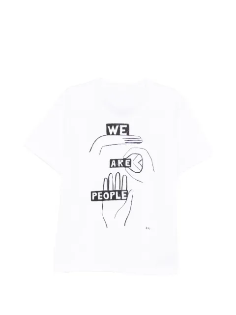 sacai graphic-print cotton T-shirt