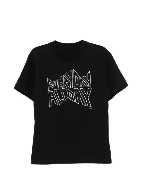 sacai graphic crew neck T-shirt