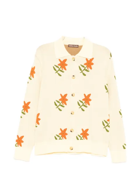 CHATEAU ORLANDO floral long-sleeve cardigan