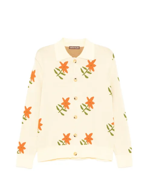 CHATEAU ORLANDO floral long-sleeve cardigan