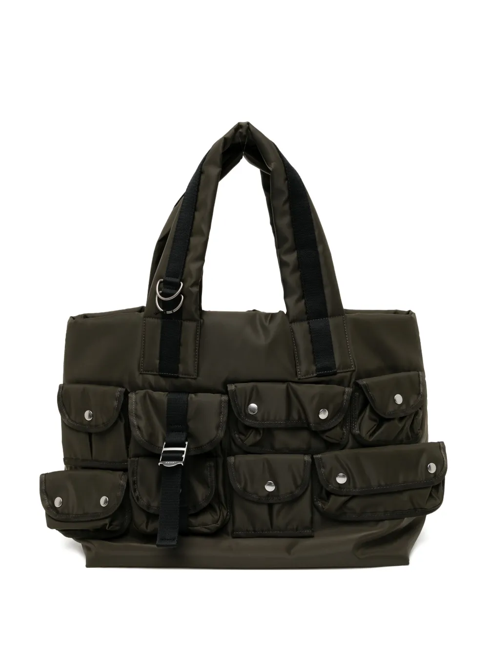 sacai multi-pocket tote bag - Verde