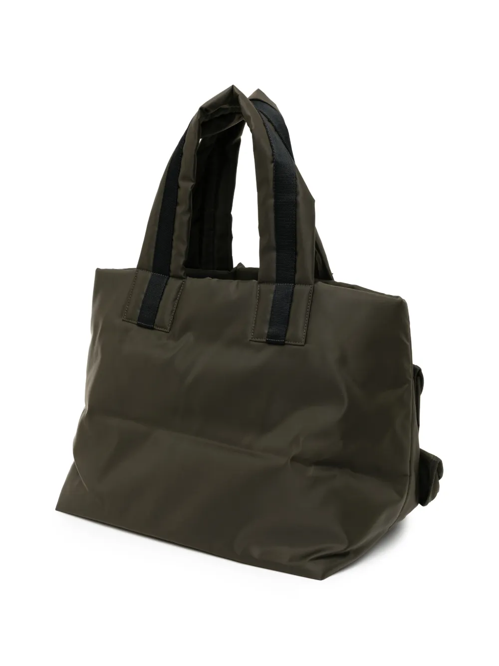 sacai Shopper met meerdere vakken Groen