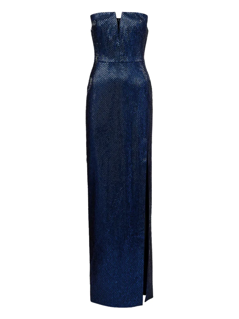 Roland Mouret strapless crystal-embellished maxi dress - Blu