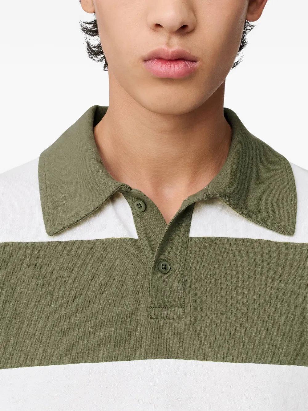 Axel Arigato Gestreept poloshirt Groen