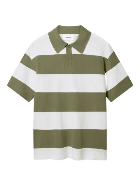 Axel Arigato playera tipo polo con rayas estampadas