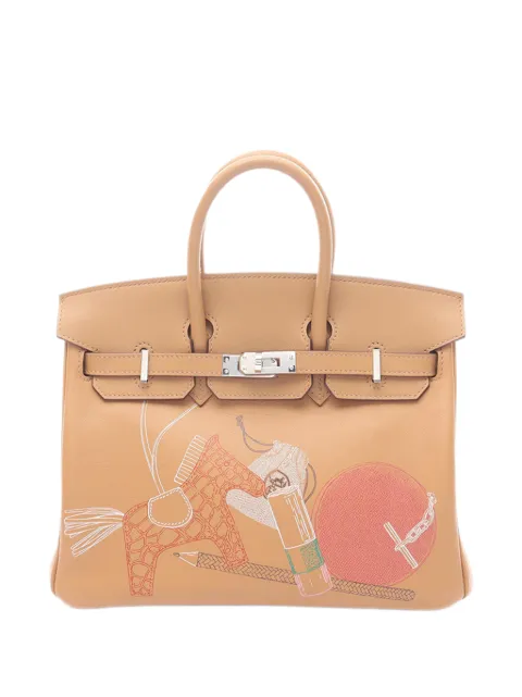 Hermès Pre-Owned 2022 Swift Birkin In-N-Out Biscuit Retourne 25 handbag