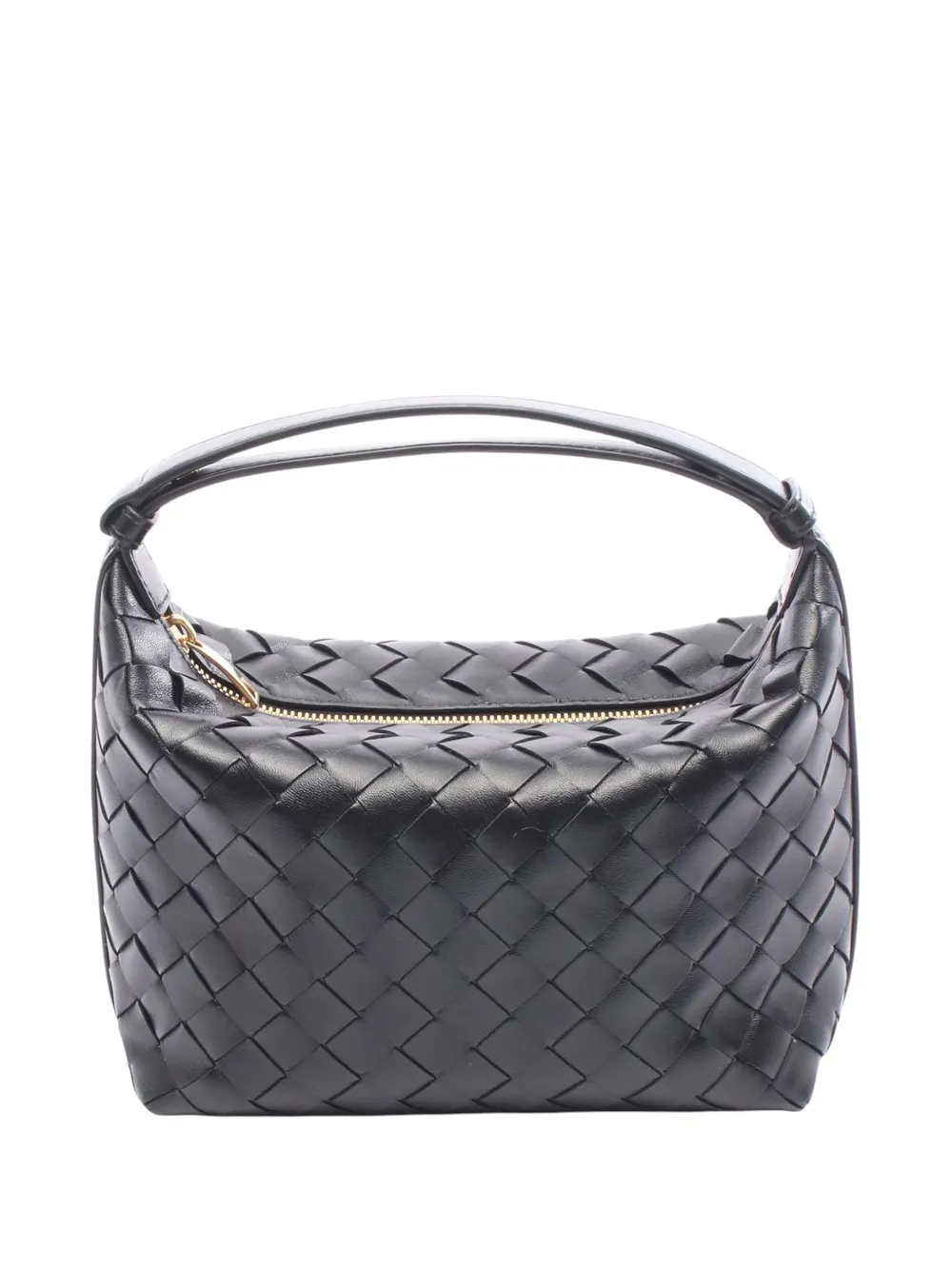 Bottega Veneta Pre-Owned Borsa a mano Wallace mini con design Intrecciato 2012-2025 - Nero