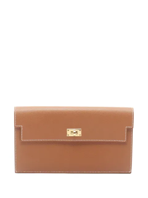 Hermès Pre-Owned Clutch Kelly in pelle di vitello 2024