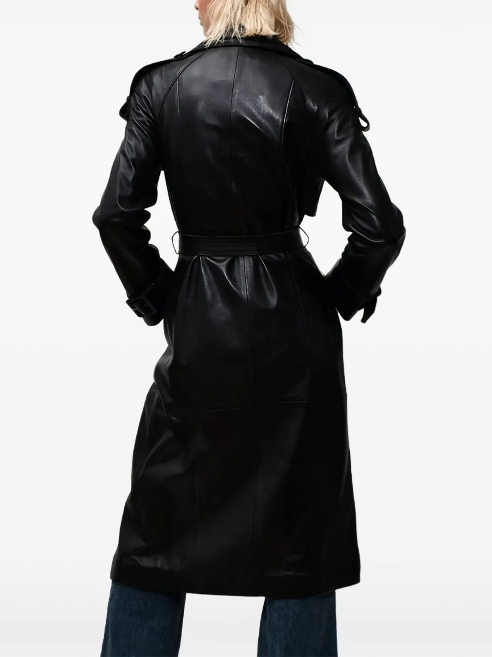 Poche Paris abrigo con doble botonadura y cinturón | Abrigos con doble botonadura | Image 2