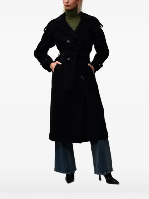 Poche Paris double-breasted belted coat