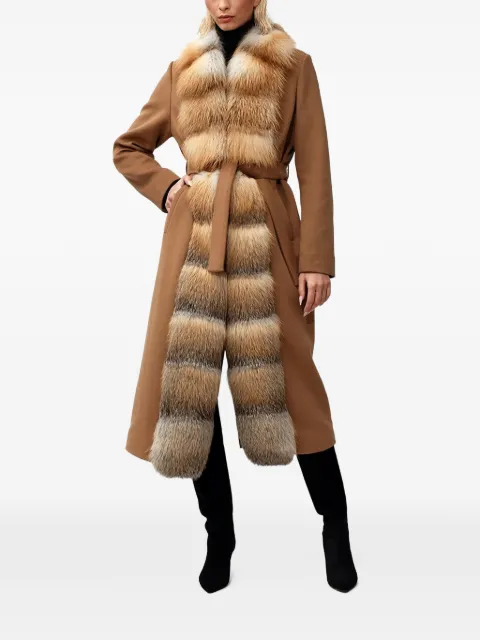 Poche Paris single-breasted belted coat