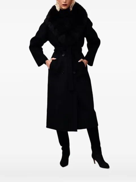 Poche Paris single-breasted belted coat
