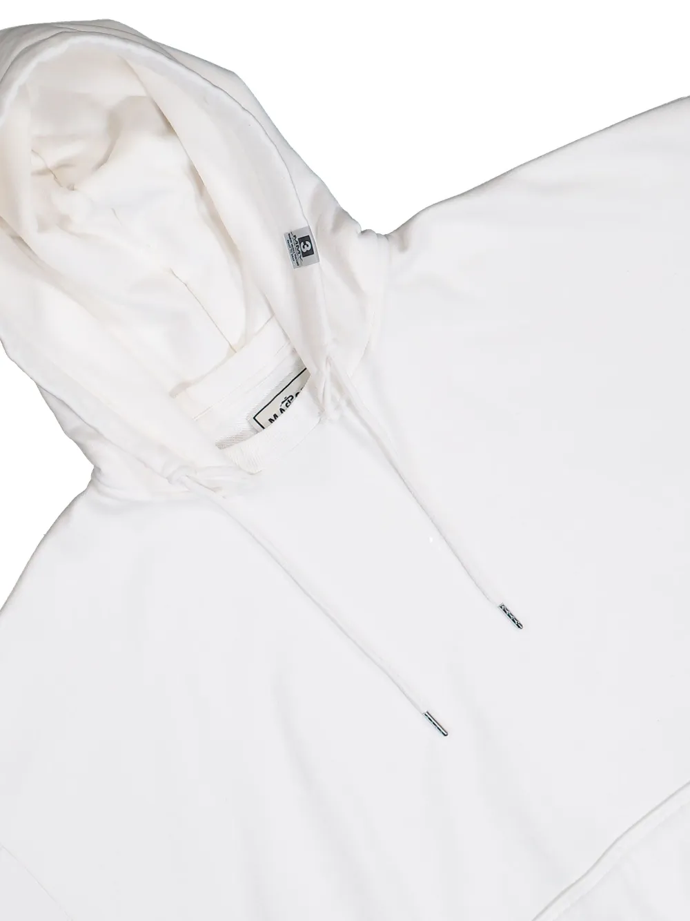 Maison MIHARA YASUHIRO x Masses hoodie met grafische print Wit