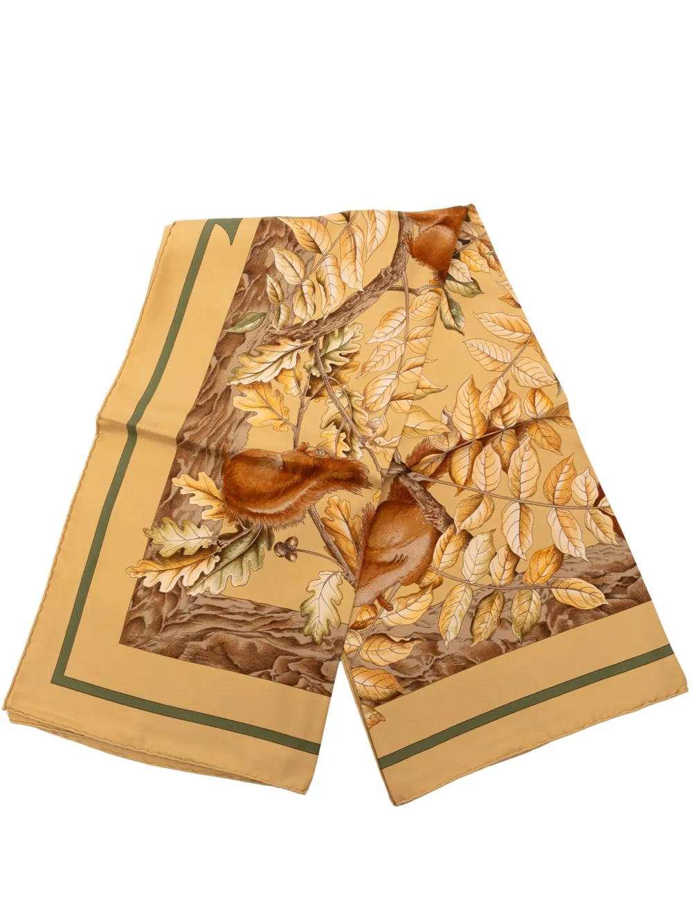 Hermès Pre-Owned 20th Century Casse Noisette Silk Scarf 90 scarves - Marrone