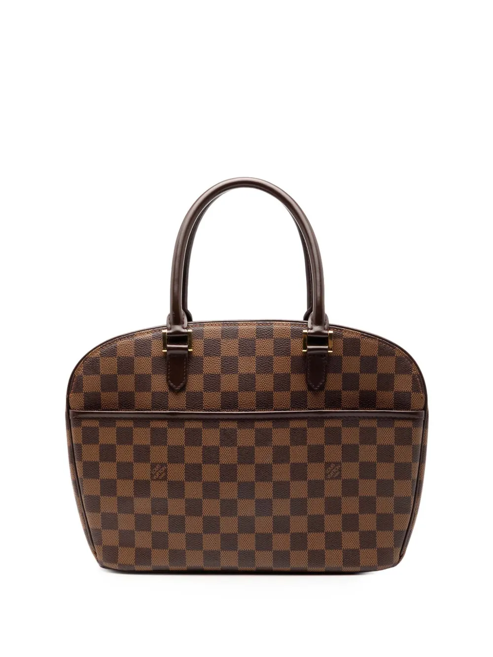 Louis Vuitton Pre-Owned Borsa a mano Sarria Horizontal in tela Damier Ebène 2003 - Marrone