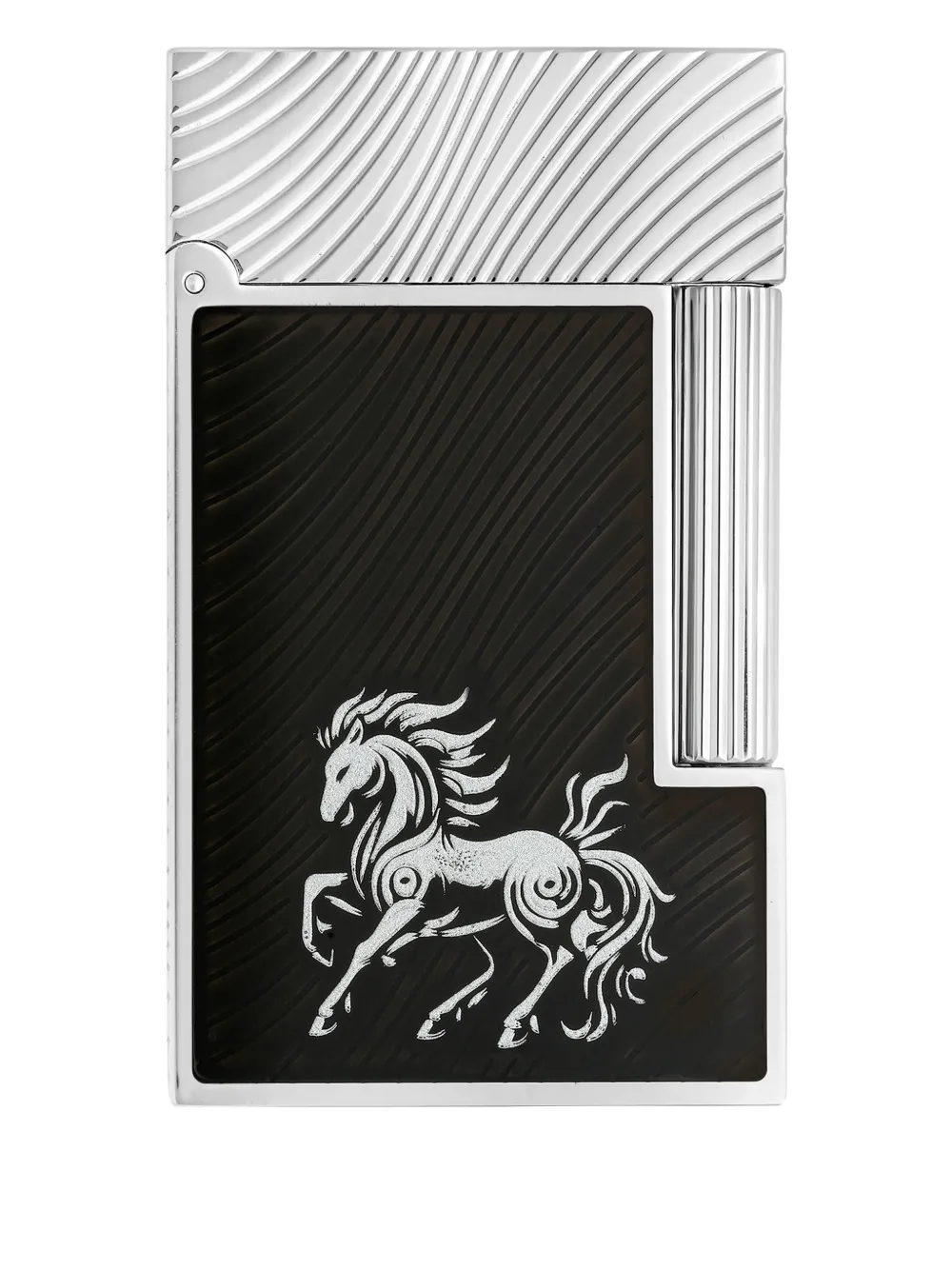 S.T. Dupont Ligne 2 horse motif lighter | negro | Image 1
