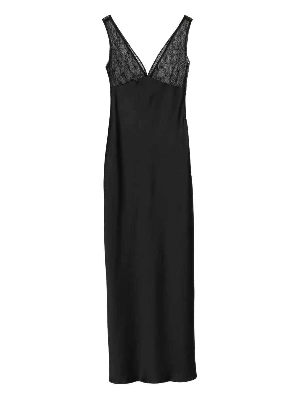 Atu Body Couture lace-panel gown - Nero