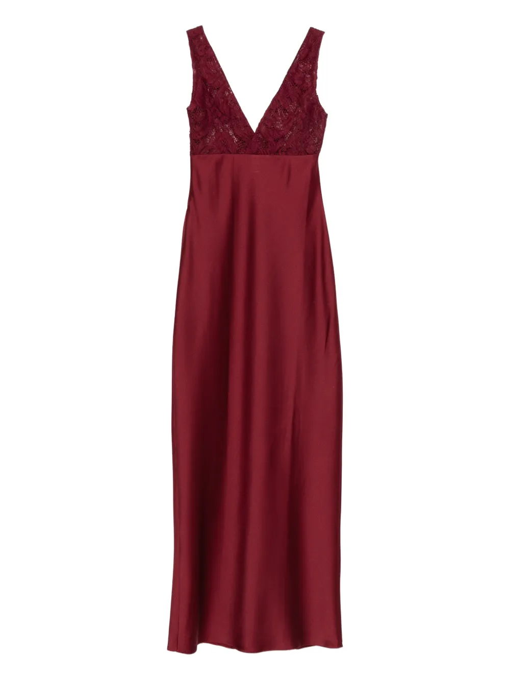 Atu Body Couture lace V-neck maxi dress - Red