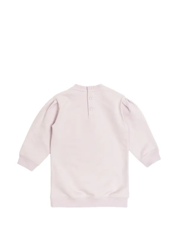 Moncler Enfant パフスリーブ ワンピース | パープル | FARFETCH JP