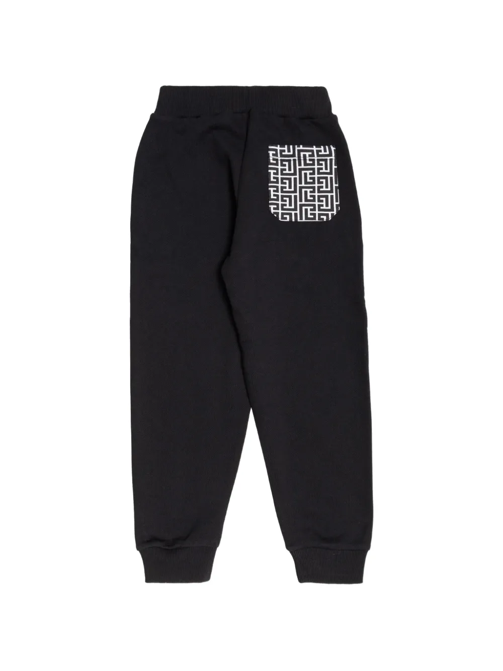 Balmain Kids Broek met logo zak Zwart