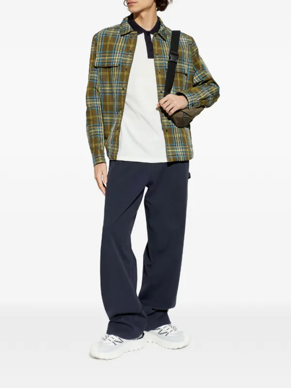 Moncler チェック シャツ | グリーン | FARFETCH JP