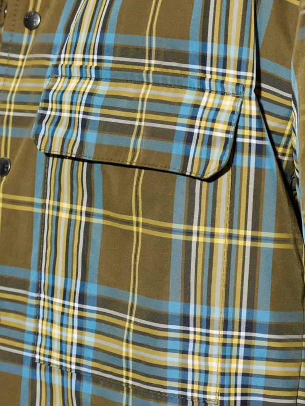 Moncler チェック シャツ | グリーン | FARFETCH JP