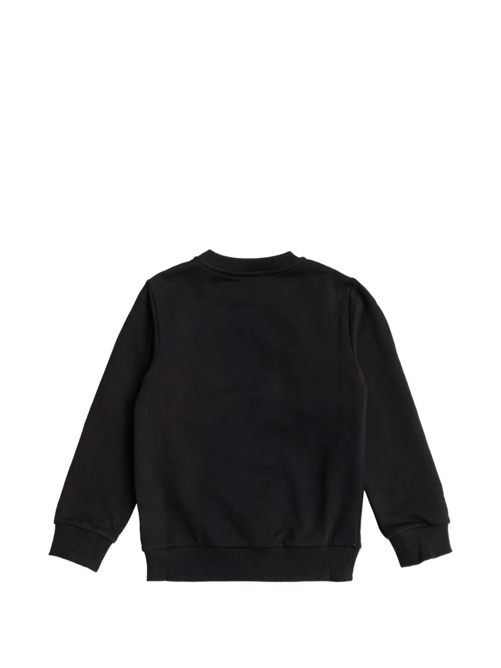  Balmain Kids Buttoned Logo Sweatshirt - Black 