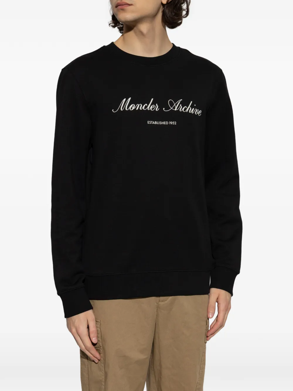 Moncler Trui met logodetail Zwart