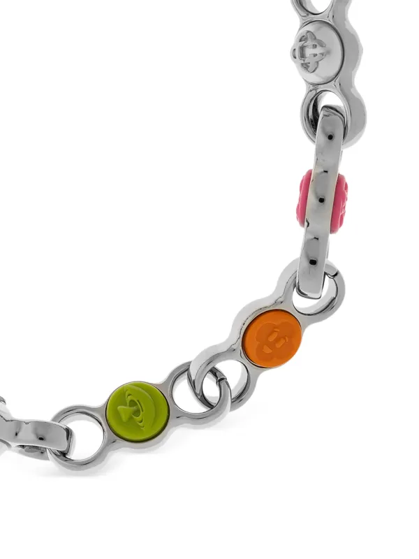 Casablanca チョーカー Casablanca Floral silver-tone Necklace | Silver | FARFETCH