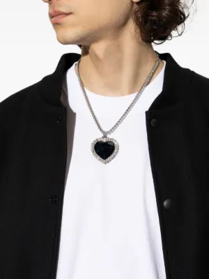 公式ショッピング Vetements クリスタルハートネックレス ペンダント