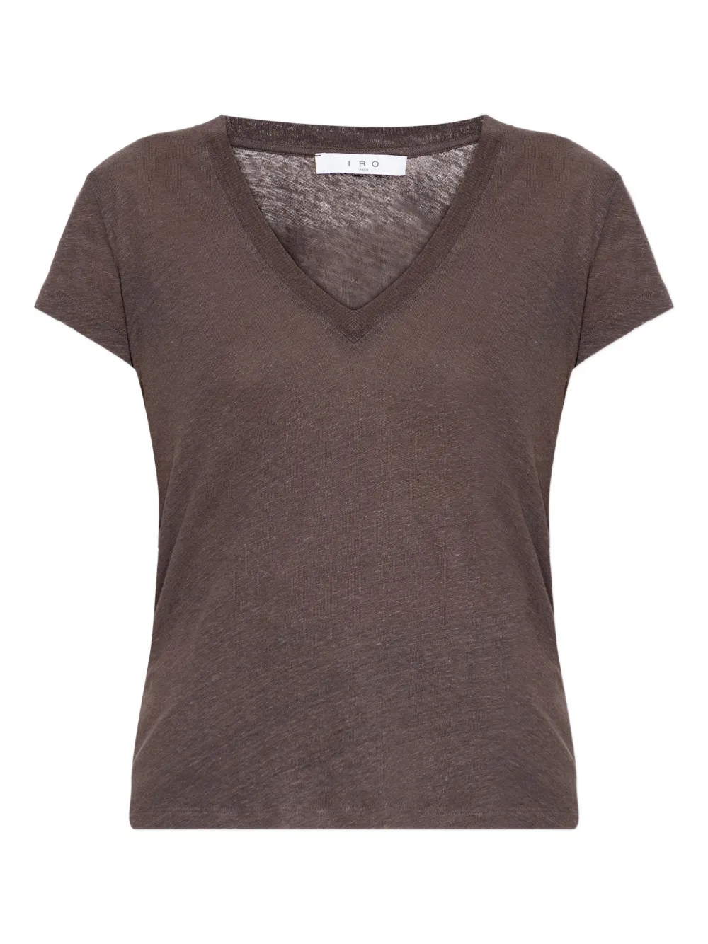 IRO Rodeo V-neck T-shirt - Marrone