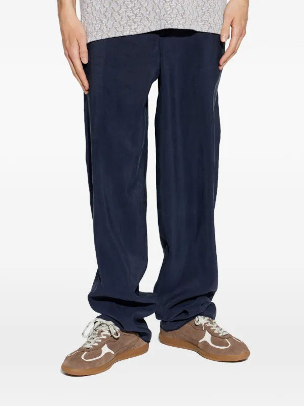パンツ giorgio armani wide slacks pants archive Giorgio Armani wide-leg Trousers | Blue | FARFETCH IL