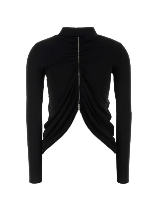 Alexander Wang Zip Top | Black | FARFETCH CA
