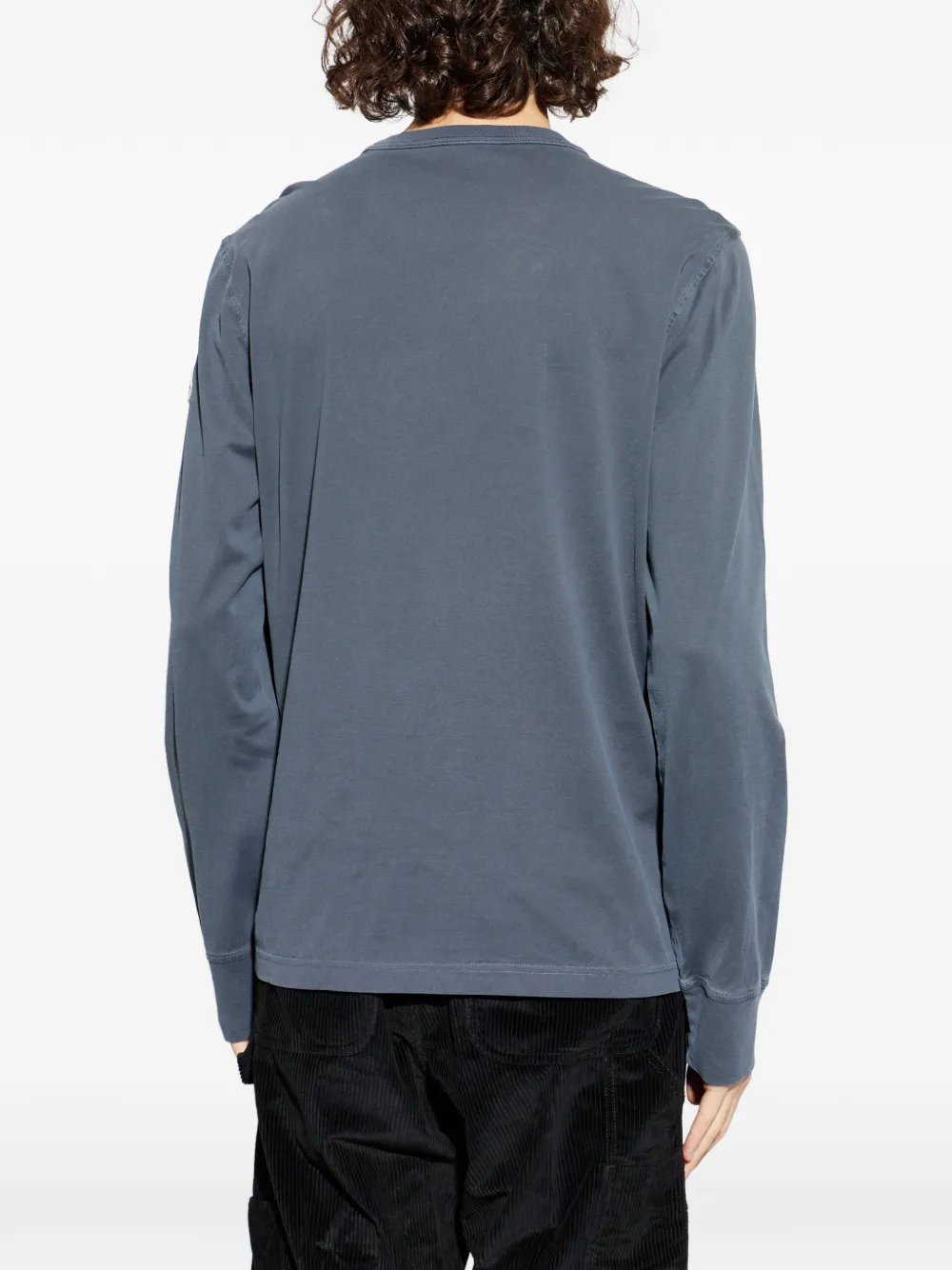 Moncler T-shirt met lange mouwen Blauw