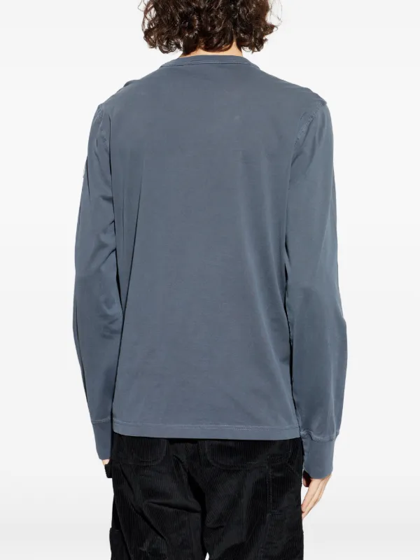 Moncler Camiseta Mangas Longas | Azul | FARFETCH BR