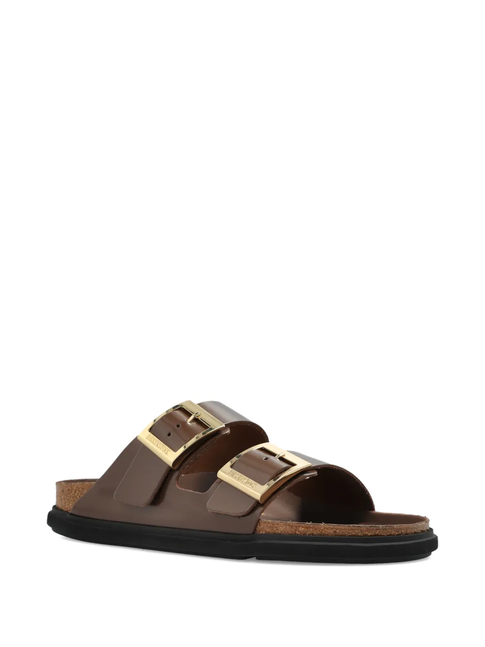 Birkenstock Arizona sandalen met gesp Bruin