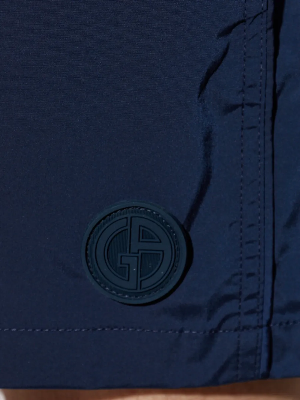 Giorgio Armani Zwembroek met trekkoord Blauw