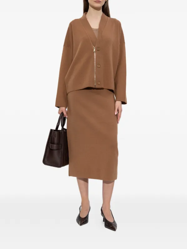 Fabiana Filippi ミディスカート | ブラウン | FARFETCH JP