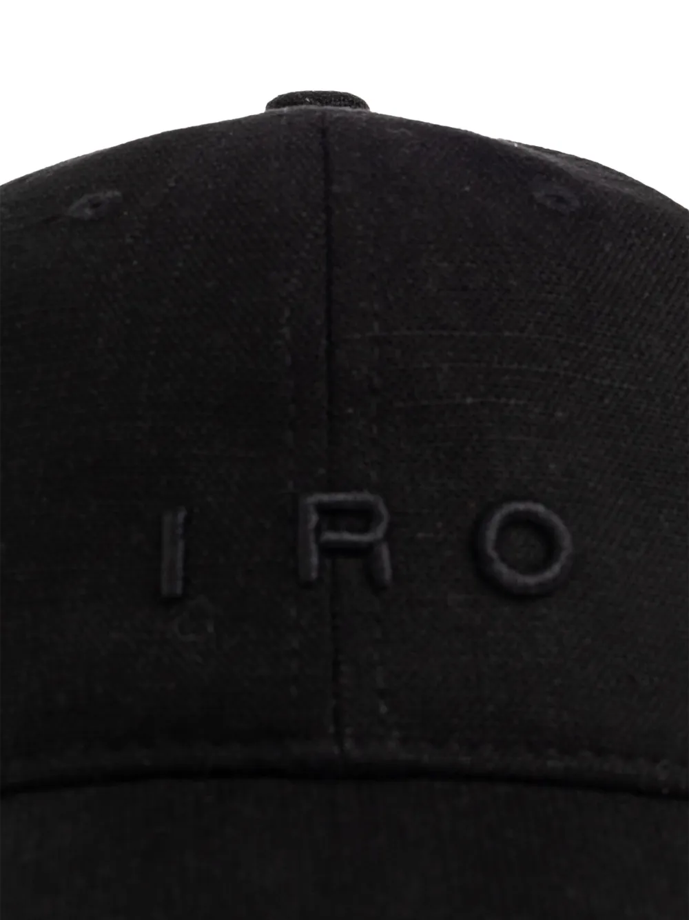  Iro Logo Baseball Cap - Black 