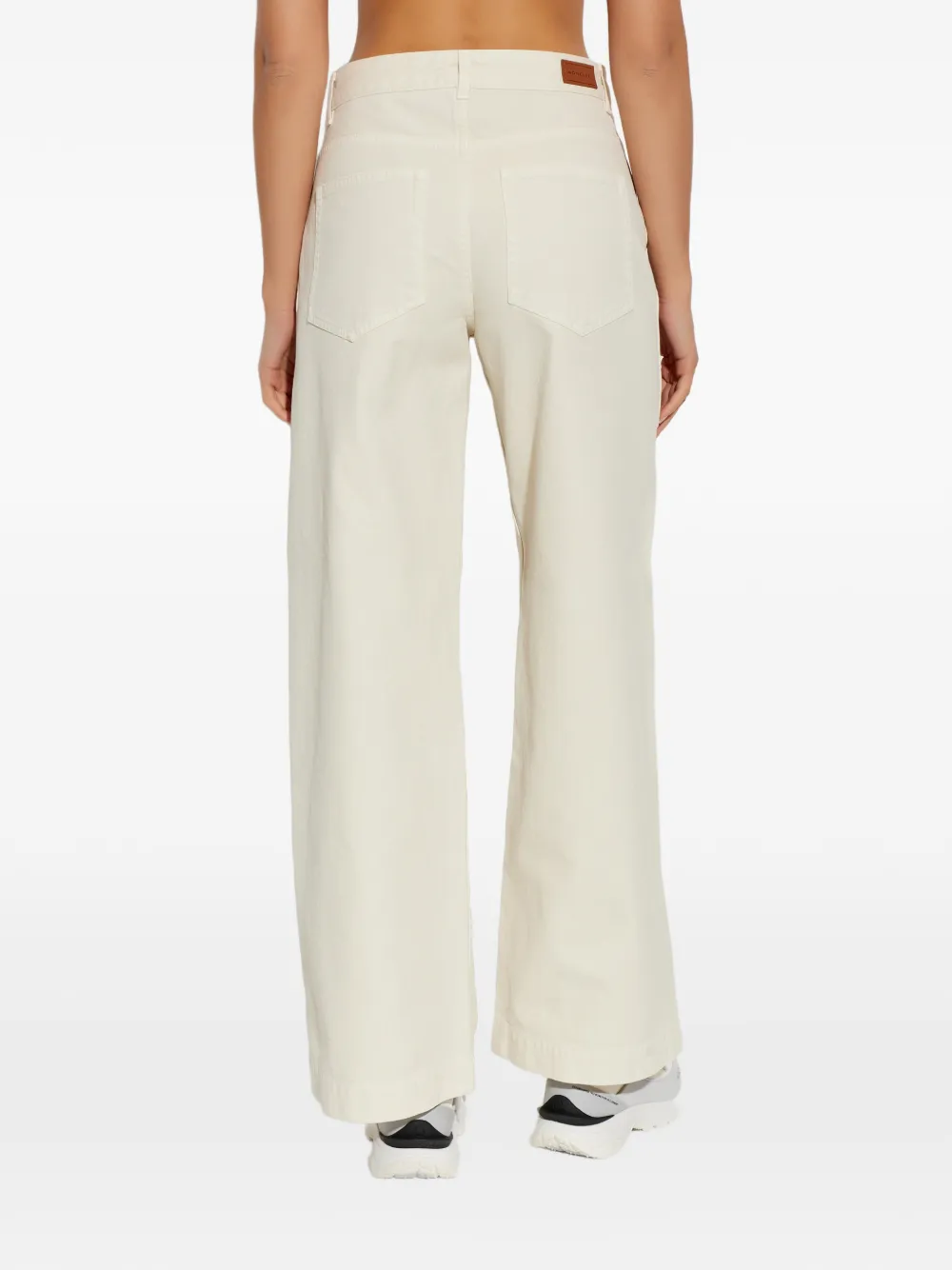 Moncler Broek met zak Beige