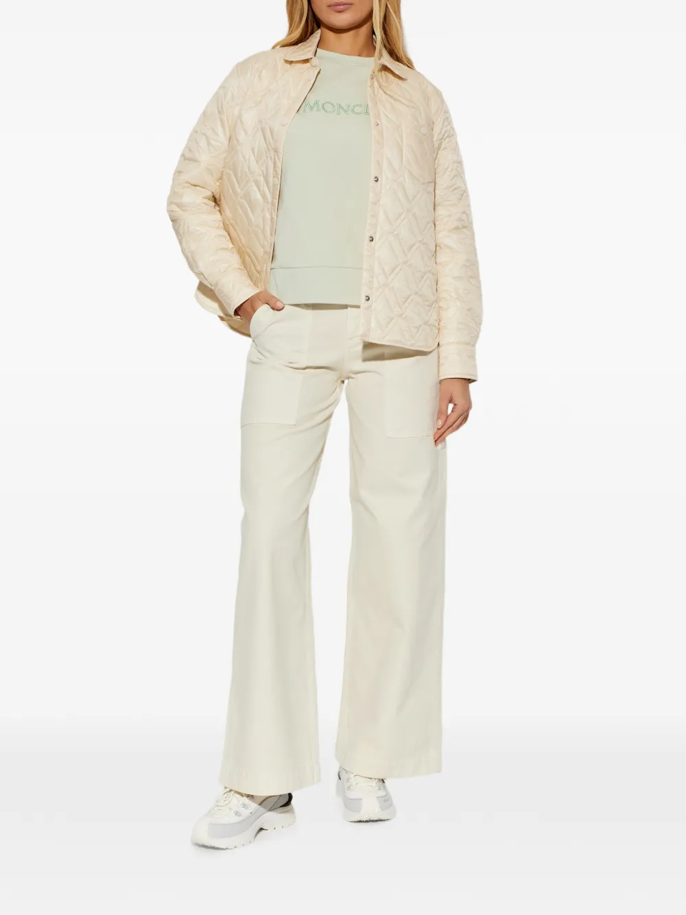 Moncler pocket trousers - Beige