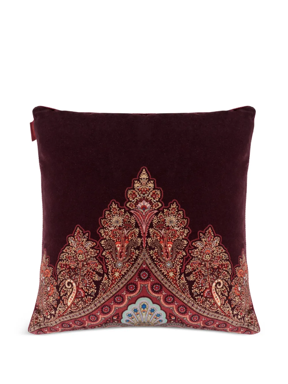 ETRO HOME paisley cushion (42 x 42cm) - Rosso