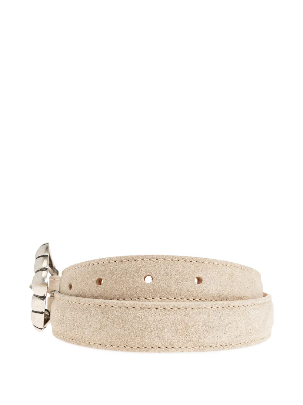IRO textured-buckle belt - Beige