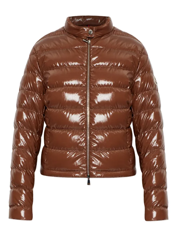 Moncler Papillon キルティング ジャケット | ブラウン | FARFETCH JP