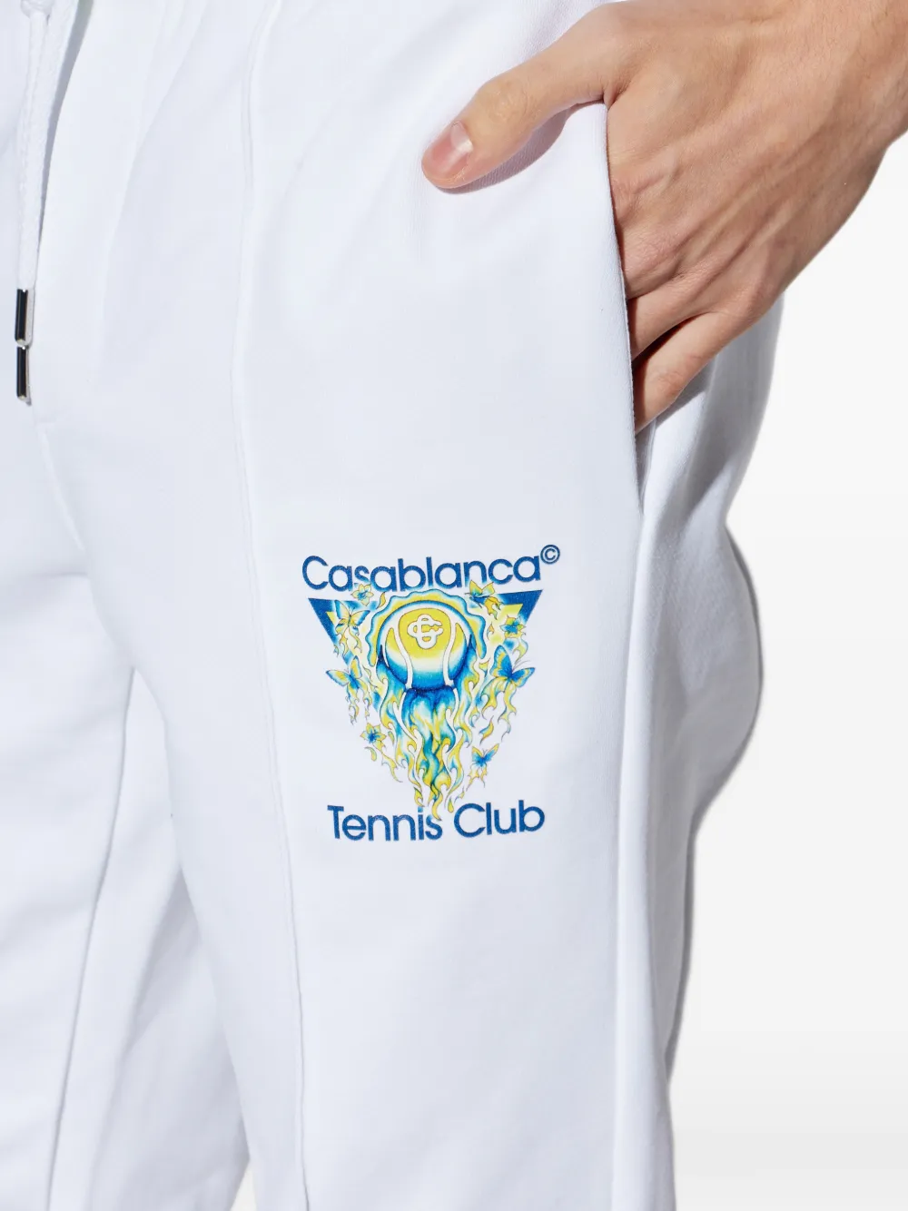 Casablanca Trainingsbroek met logoprint Wit