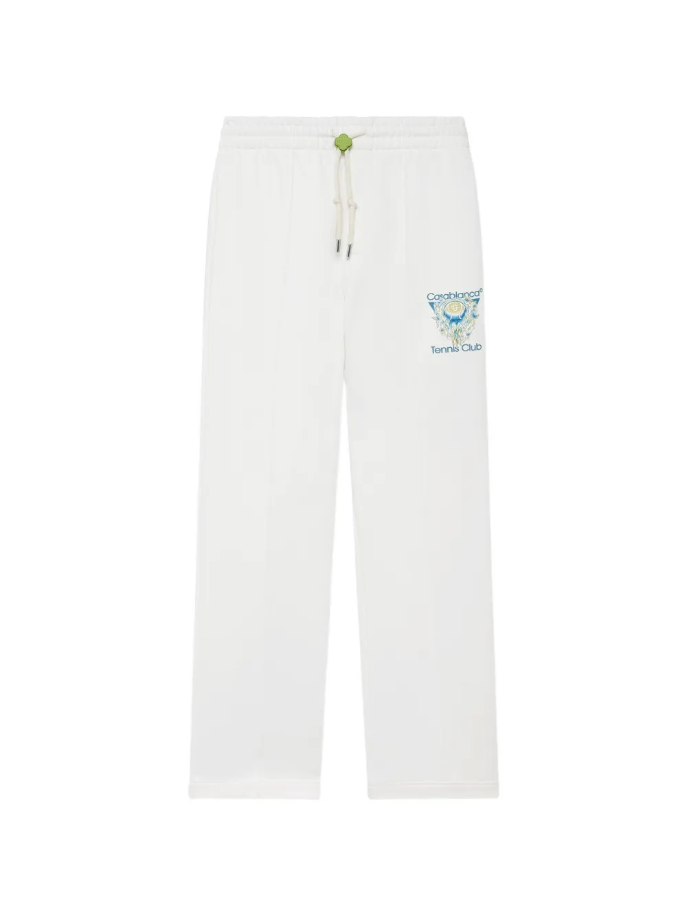 Casablanca Tennis Club Icon gesmockte joggingbroek Wit