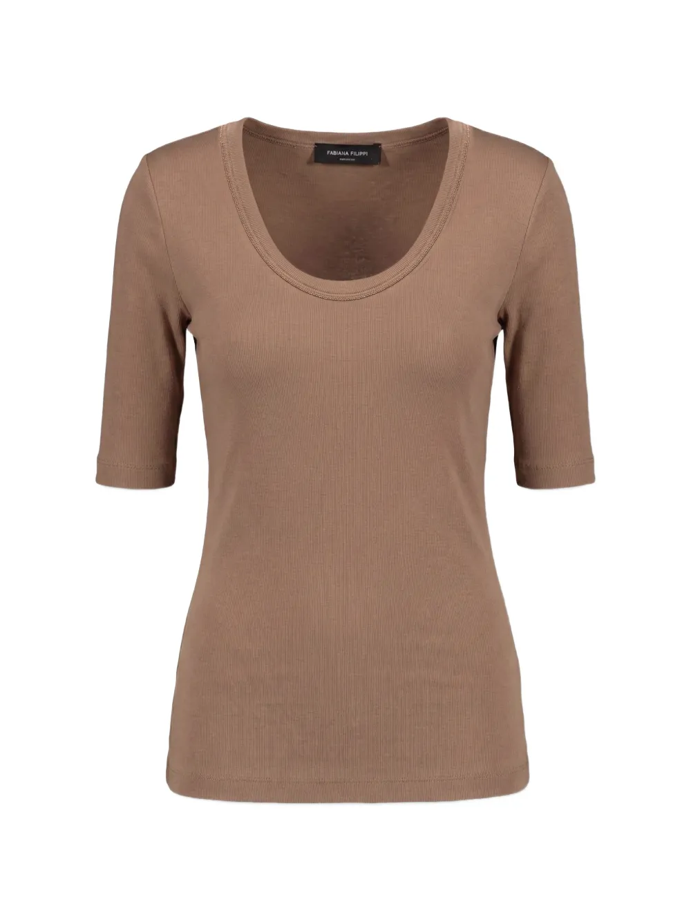 Fabiana Filippi embellished top - Marrone